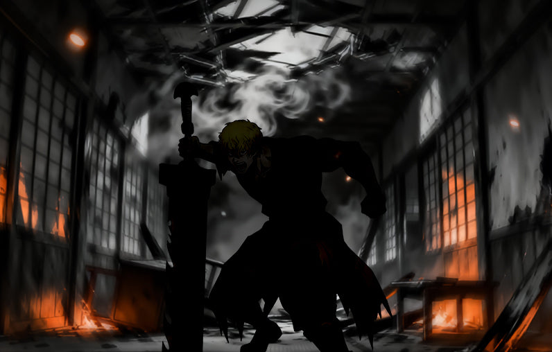 Assassin in a burning orphanage