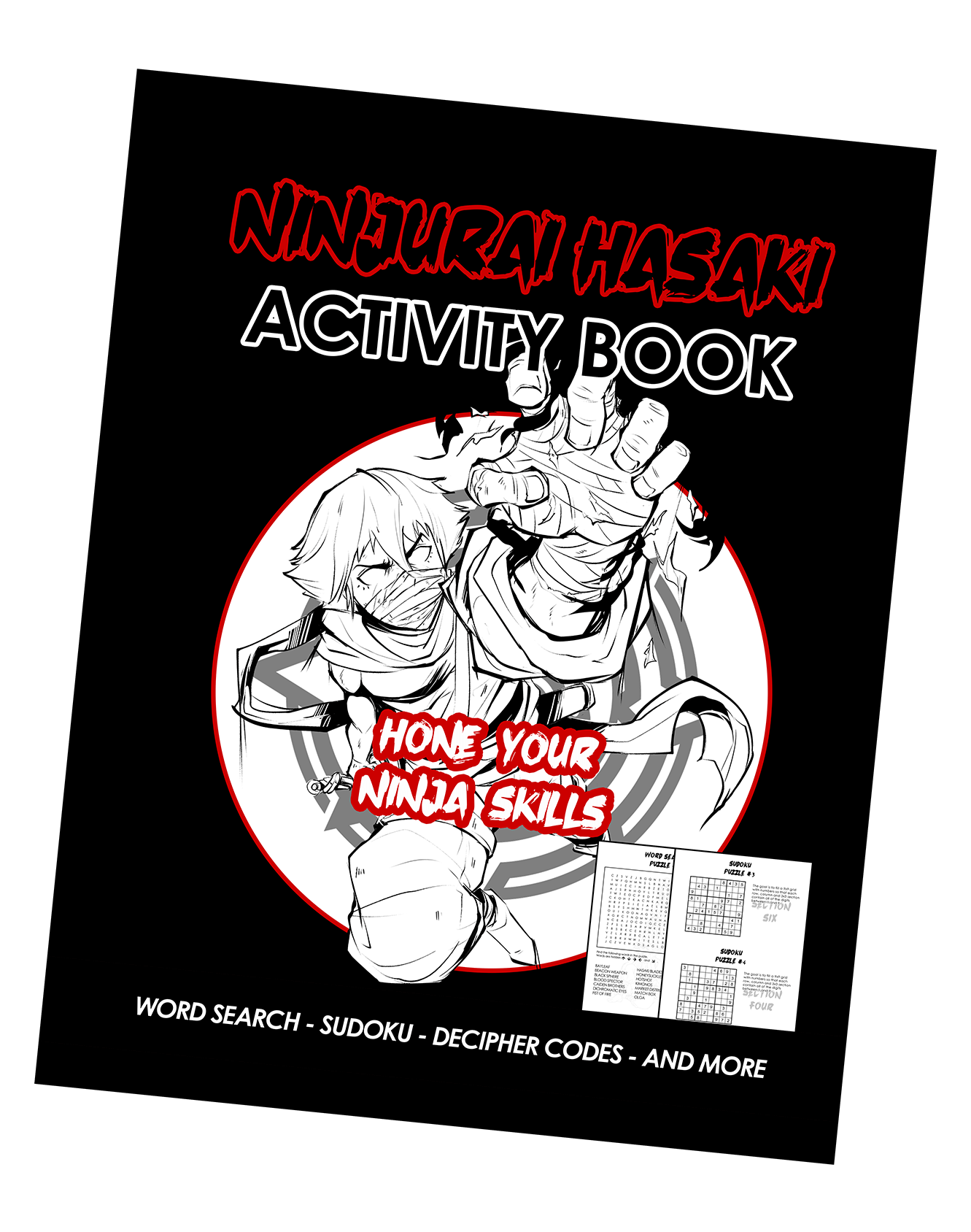 Ninjurai Hasaki Activity Book